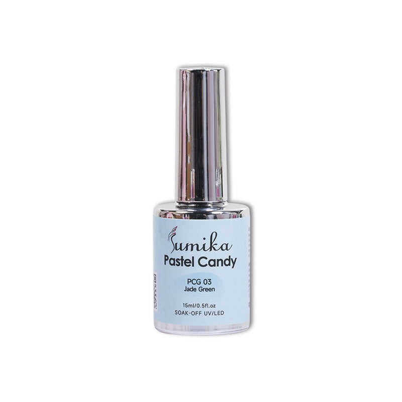 Sumika Pastel Candy Gel Polish Jade Green 0.5 oz #PCG03 Sumika Pastel Candy Gel Polish Jade Green 0.5 oz #PCG03