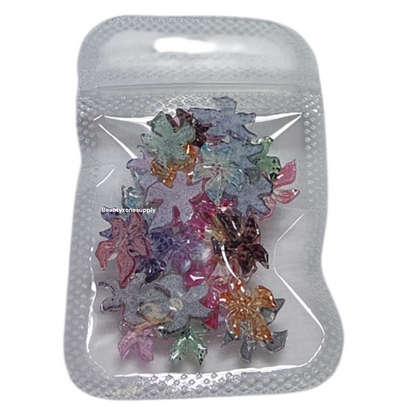Sumika Soft 3D Flower Charms – Mix Colors