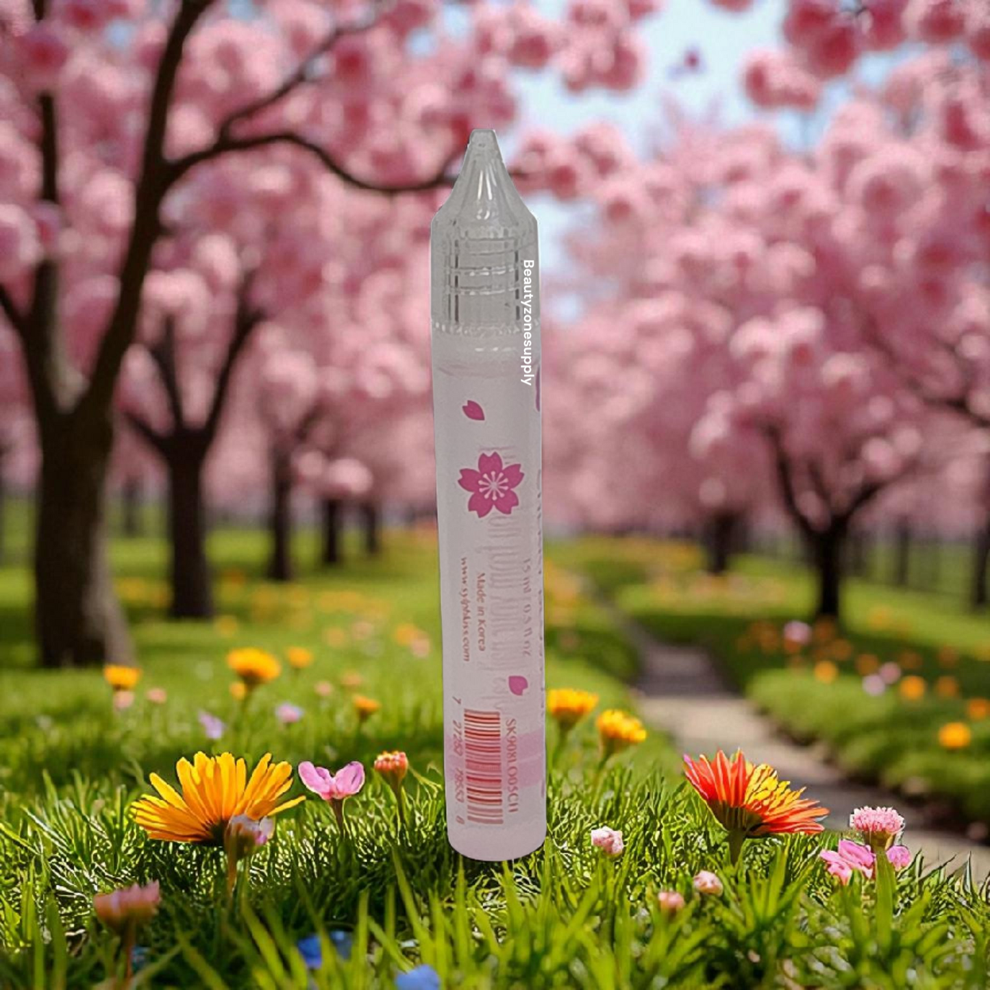 Sylphkiss Nutritive Cuticle oil tube 0.5 oz Cherry Blossom - BeautyzoneNailSupply