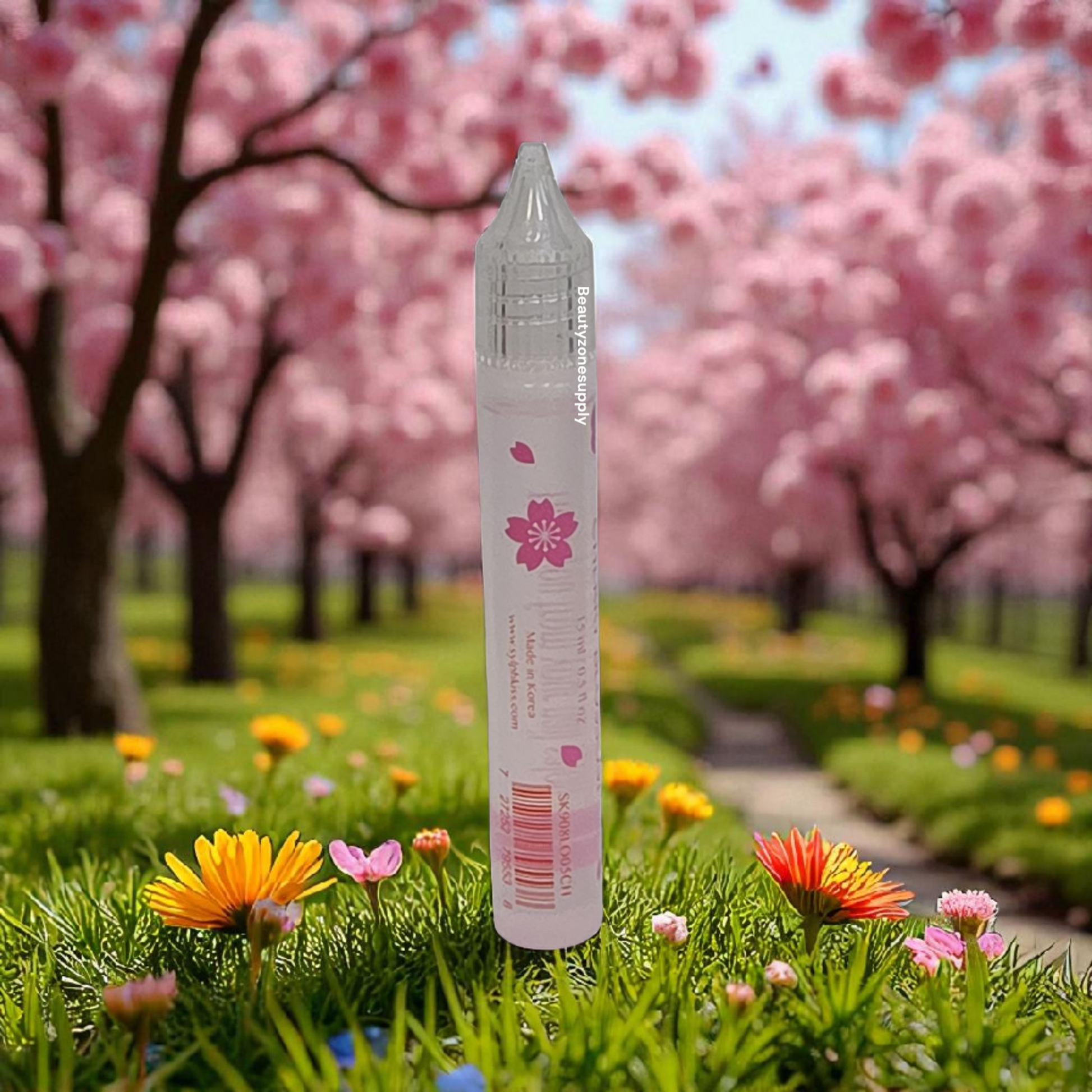 Sylphkiss Nutritive Cuticle oil tube 0.5 oz Cherry Blossom - BeautyzoneNailSupply