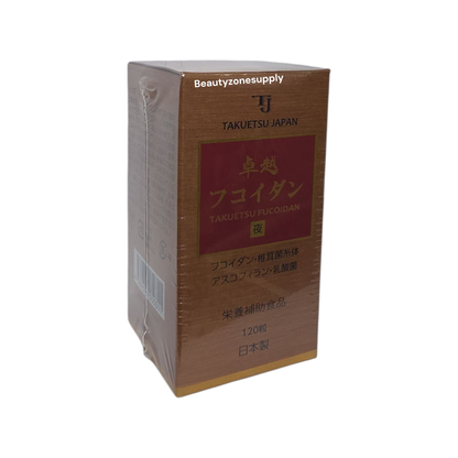 Takuetsu Japan Fucoidan “YORU(Night)” 120 Capsules Brown Box