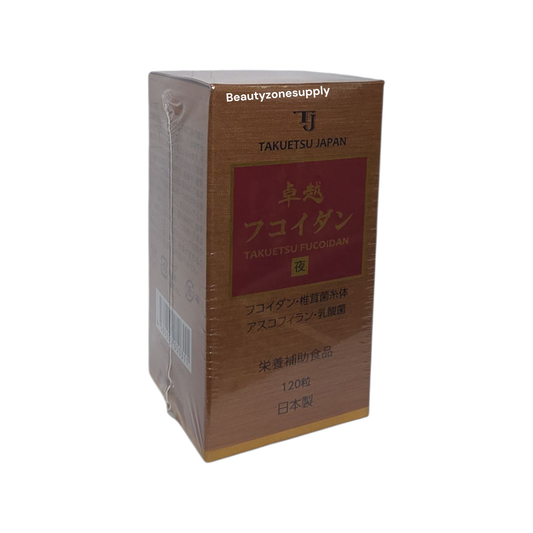 Takuetsu Japan Fucoidan “YORU(Night)” 120 Capsules Brown Box