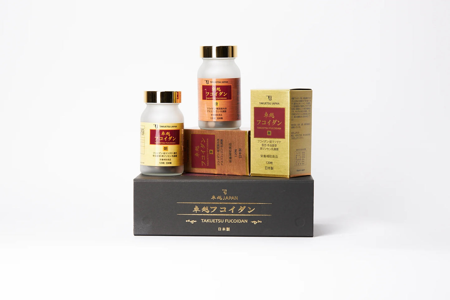 Takuetsu Japan Fucoidan Set ASA(Morning)  and “YORU(Night)
