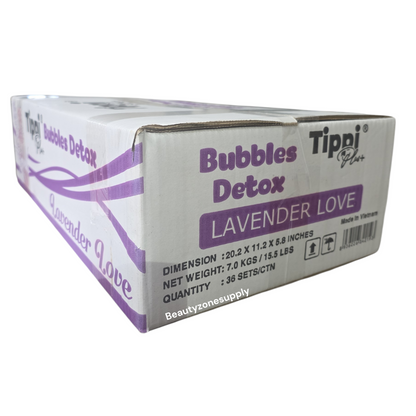 Tippi Plus Bubble Detox 5-Step Pedicure Lavender Love Case 36 Kits