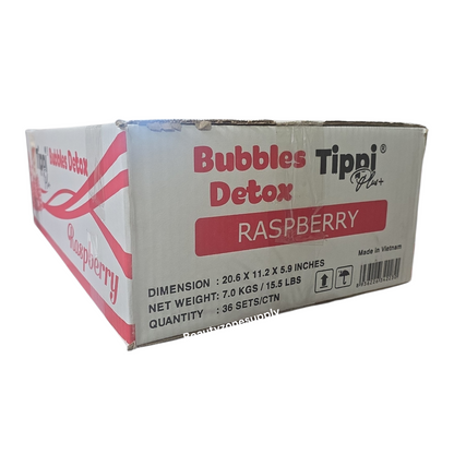 Tippi Plus Bubble Detox 5-Step Pedicure Raspberry Case 36 Kits