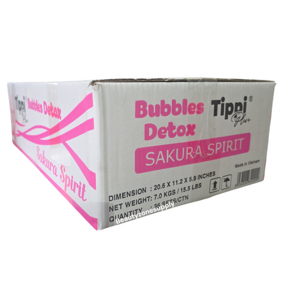 Tippi Plus Bubble Detox 5-Step Pedicure Sakura Spirit Case 36 Kits