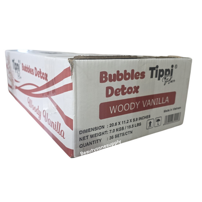 Tippi Plus Bubble Detox 5-Step Pedicure Woody Vanilla Case 36 Kits