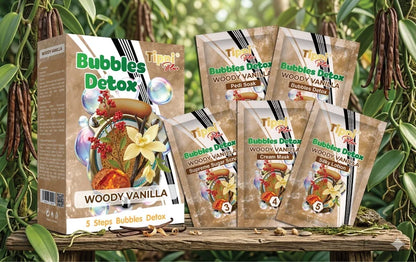 Tippi Plus Bubble Detox 5-Step Pedicure Woody Vanilla Case 36 Kits