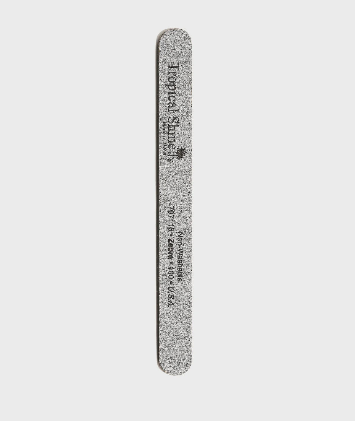 Tropical Shine Regular 7.5 in Zebra Nail File 100/100 #17259