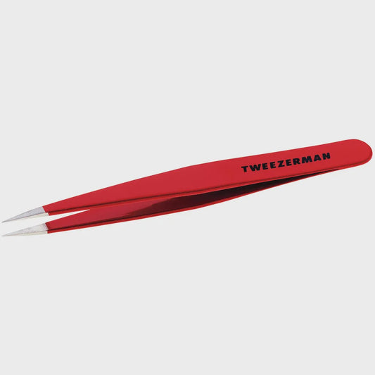 Tweezerman Point Tweezer Assorted Color (black or Red) #1241-CR