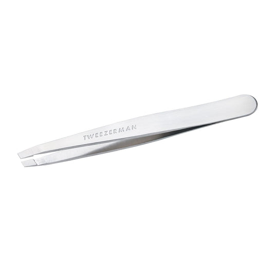 Tweezerman Professional Slant Tweezer Platinum Silver #1230-PSR