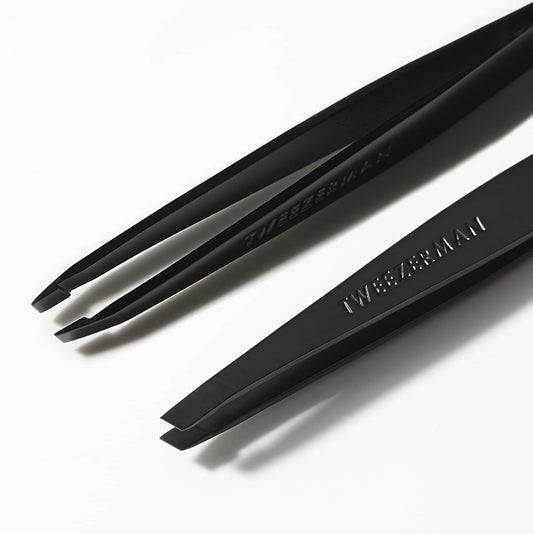 Tweezerman Slant Tweezer Black Matte #1256-MBKR