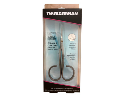 Tweezerman Stainless Steel Cuticle Scissors #3004-R