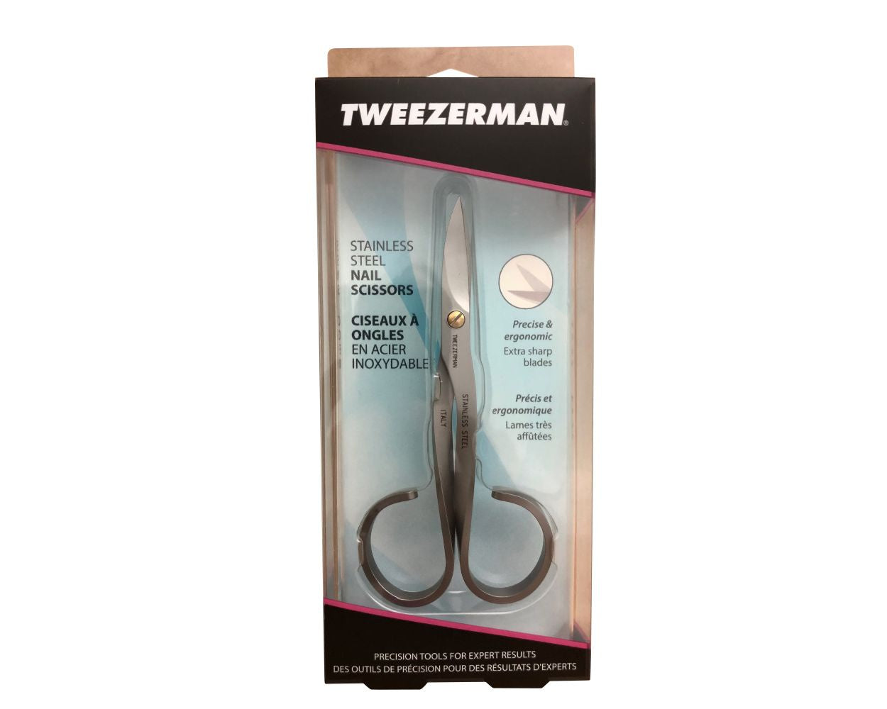 Tweezerman Stainless Steel Nail Scissors #3005-R