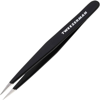 Tweezerman Point Tweezer Assorted Color (black or Red) #1241-CR