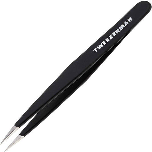 Tweezerman Point Tweezer Assorted Color (black or Red) #1241-CR