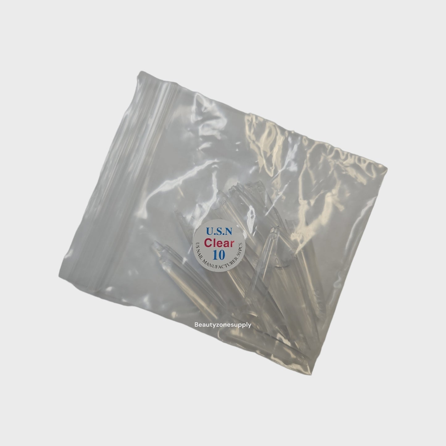 USN Straight Coffin Tip Clear Bag 50 pcs