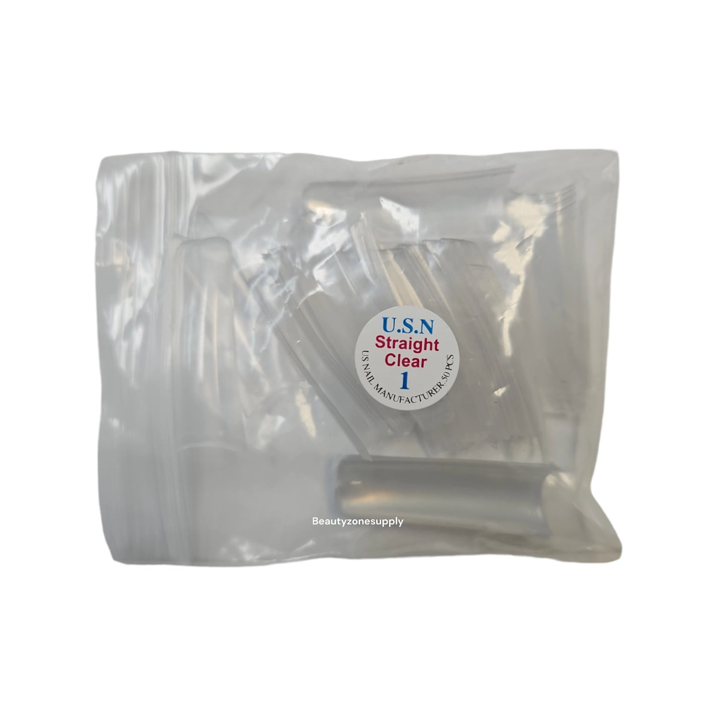 USN Straight Coffin Tip Clear Bag 50 pcs