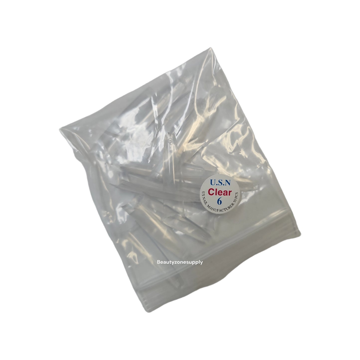 USN Straight Coffin Tip Clear Bag 50 pcs