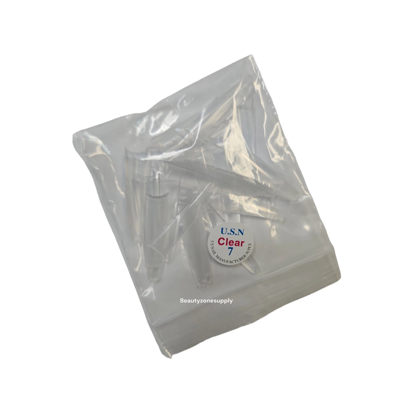 USN Straight Coffin Tip Clear Bag 50 pcs