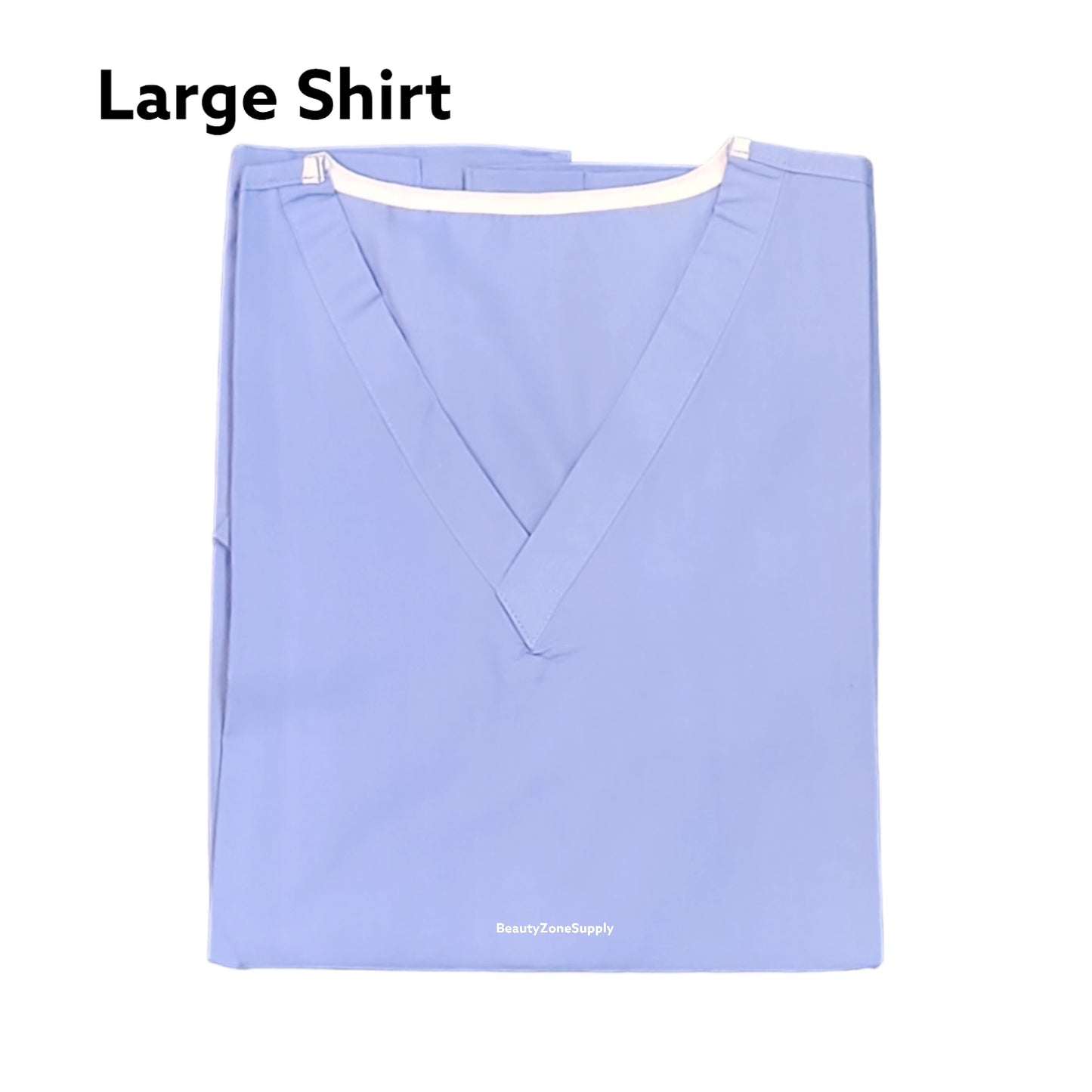 Unisex Blue Scrub Trousers and Shirt