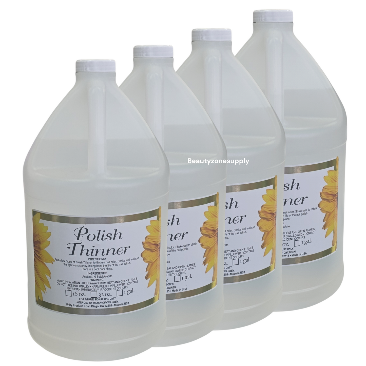 Unity Nail Polish Thinner Case 4 Gallon