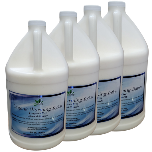 Unity Warming Lotion Unscented (Fragrance Free) Case 4 gallon