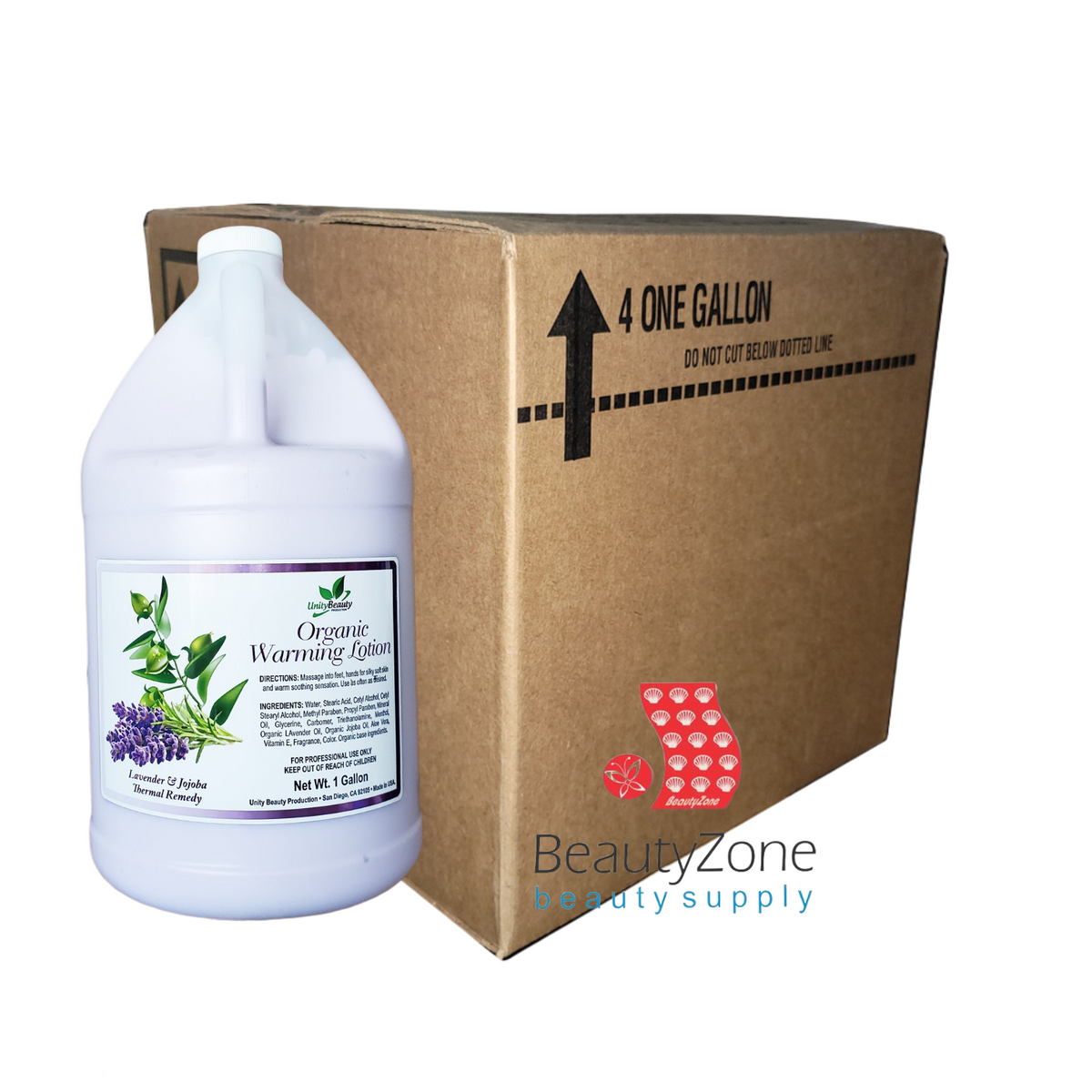 Unity Warming Lotion Lavender Case 4 Gallon