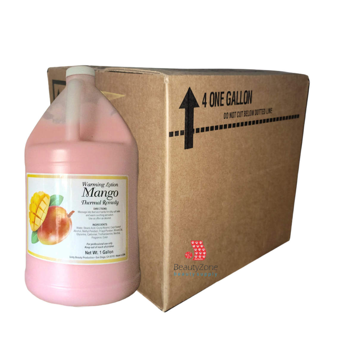 Unity Warming Lotion Mango Case 4 Gallon