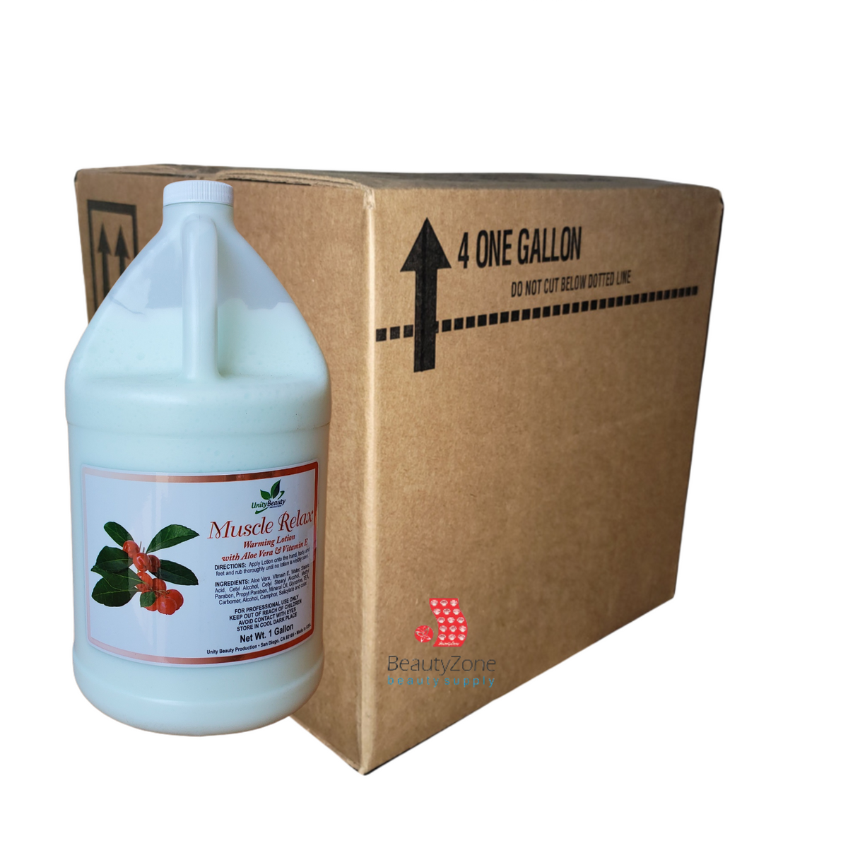 Unity Warming Lotion Muscle Relax (Case 4 Gallon)