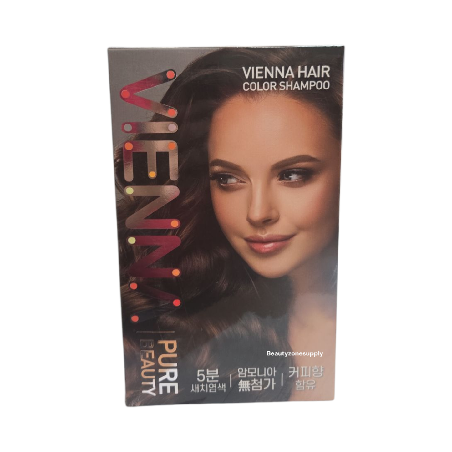 Vienna Pure Beauty Hair Dye Cover Gray Color Shampoo