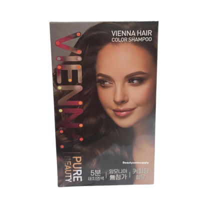 Vienna Pure Beauty Hair Dye Cover Gray Color Shampoo
