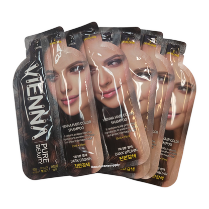 Vienna Pure Beauty Hair Dye Cover Gray Color Shampoo