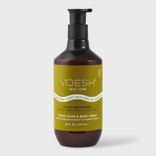 Voesh Vegan Hand and Body Creme Olive Sensation - 28 oz  / 829 ML