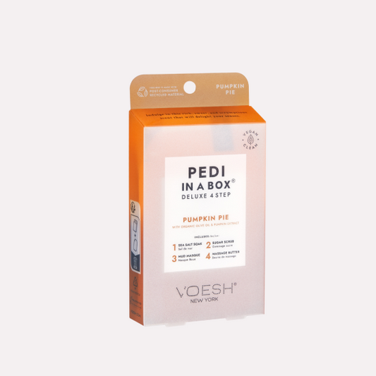 Voesh 4 in 1 Step Pedi in A Box 4 Step Pumpkin Pie Box 50 set #VPC208PMK