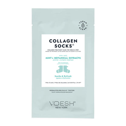 Voesh Socks Collagen With Mint + Botanical Extracts Box 100 Pair VFM212PEP
