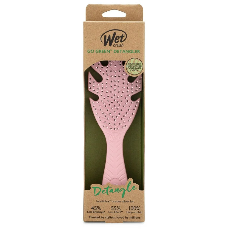WET Brush Go Green Detangler - Pink #BIO830PAPK