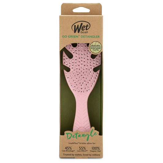 WET Brush Go Green Detangler - Pink #BIO830PAPK
