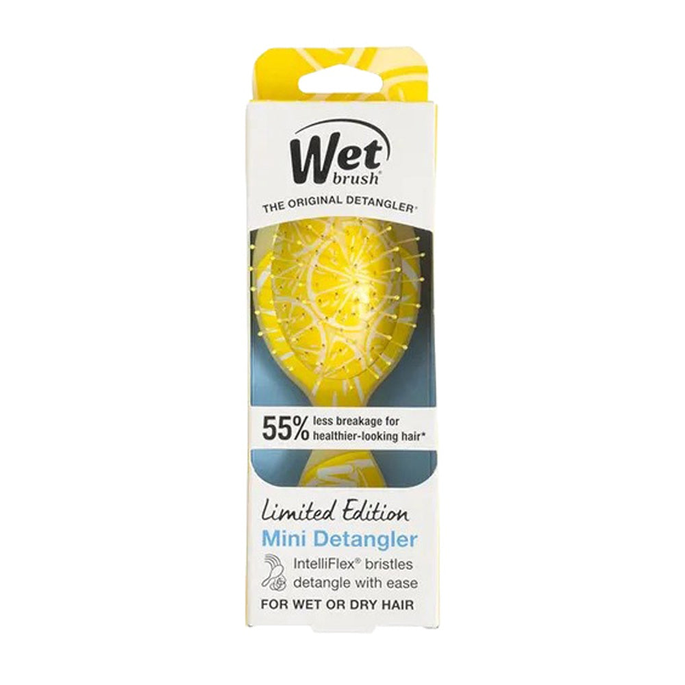 Wet Brush Tutti Fruitti Mini Detangler-Lemon #BWR832TFLE