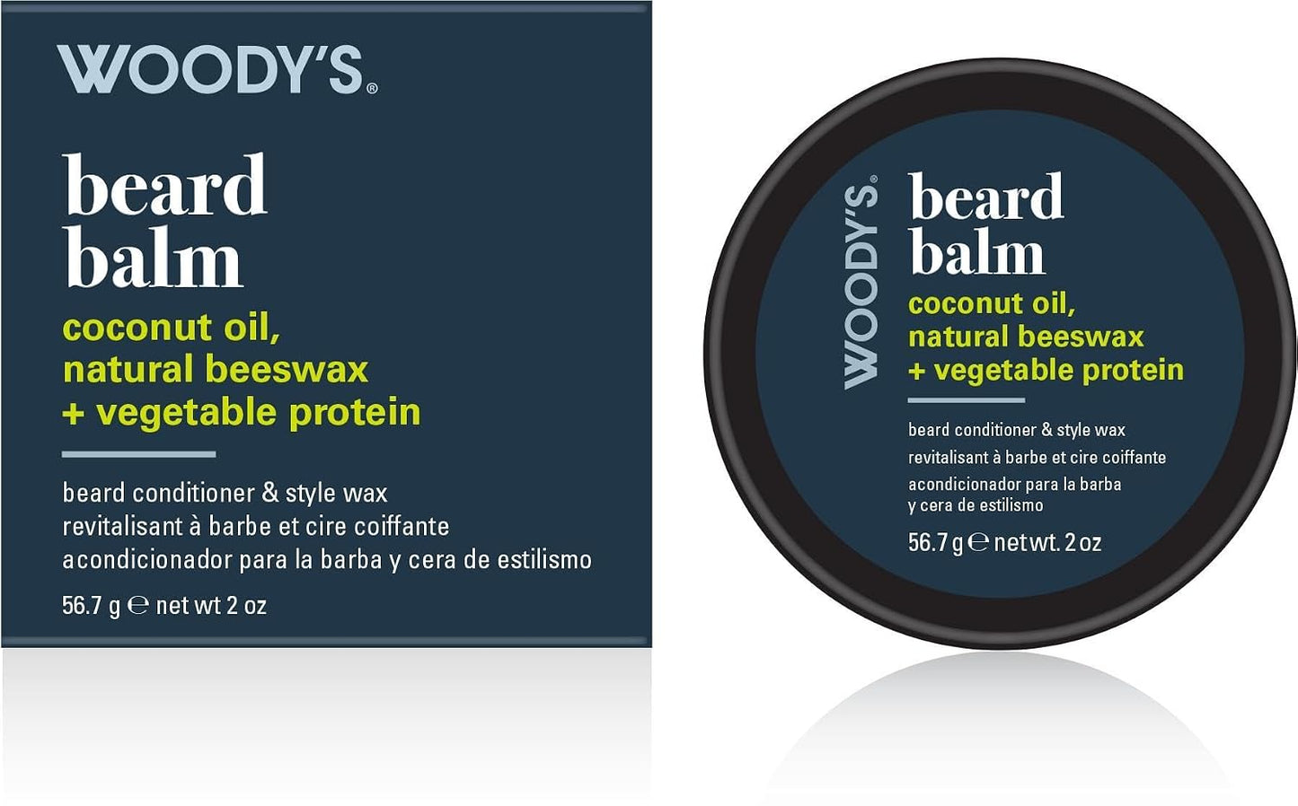 Woody's Beard Balm – Facial Hair Conditioner & Beard 2 oz