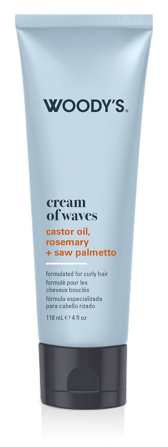 Woody's Cream of Waves – Men’s Curl Enhancing Hair Cream 4 oz