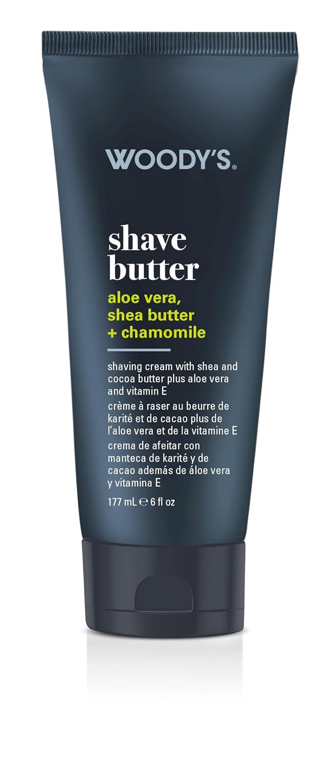 Woody's Shave Butter – Hydrating Shaving Cream 6 oz