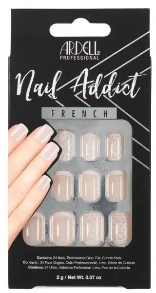 Ardell Press-on Nails Nail Addict French & Lacer #63862