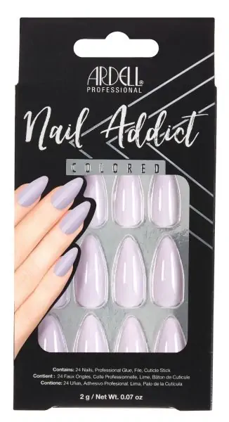 Ardell Press-on Nails Nail Addict Solid Lilac    #63869