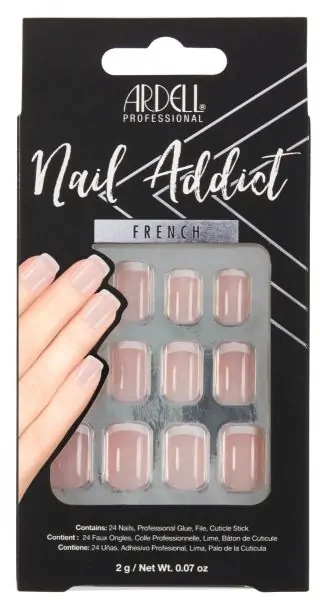 Ardell Press-on Nails Nail Addict Micro French  #61218