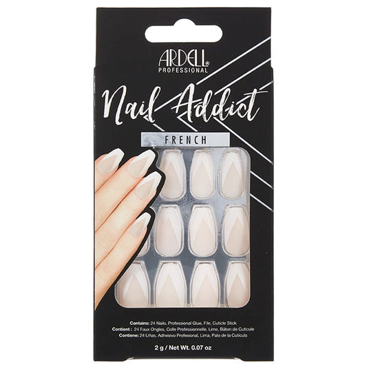 Ardell Press-on Nails Nail Addict French Modern French #66443