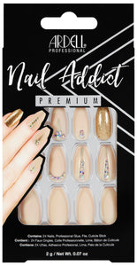 Ardell Nail Addict Nude Jeweled #75892