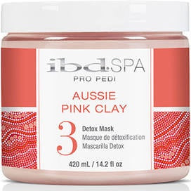 Ibd Spa Mask Aussie Pink Clay Detox Mask 14 fl oz - BeautyzoneNailSupply