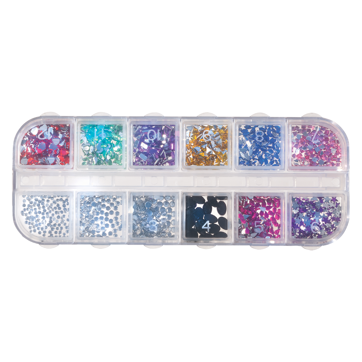 DL Pro 12 different Rhinestone Kit #DL-C338