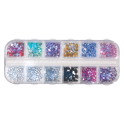 DL Pro 12 different Rhinestone Kit #DL-C338